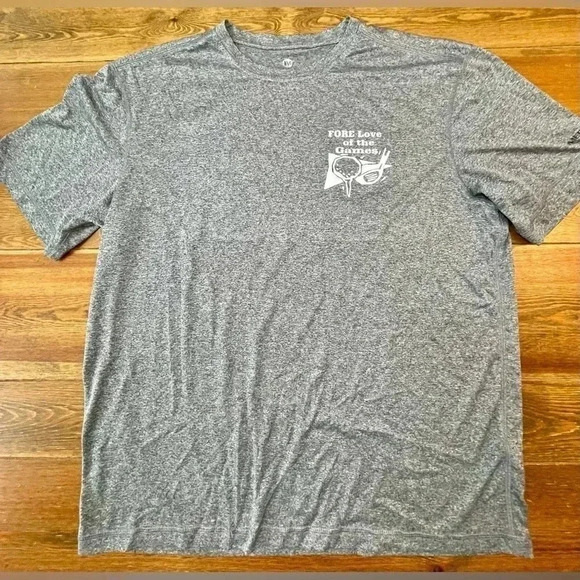 Merrell | Golf Sport T-Shirt | Heathered Graphite | Men’s XL - Picture 2 of 2